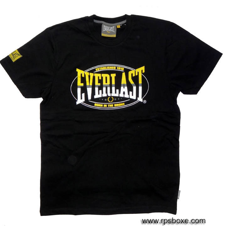 tee-shirt-everlast-noir-jaune-bronx-www.rpsboxe.com