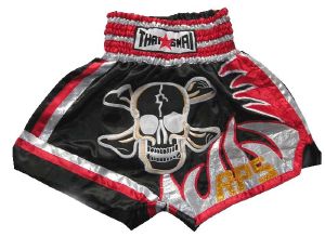 Short boxe Thai - THAISMAI - TSM4 Skull flame