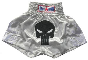 Short boxe Thai - THAISMAI - TSM6 Death grey