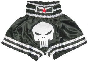 Short boxe Thai - THAISMAI - TSM5 Death black