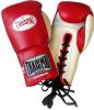 Gants boxe combat lacets