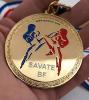 Médaille Savate 50mm MEDSBF5