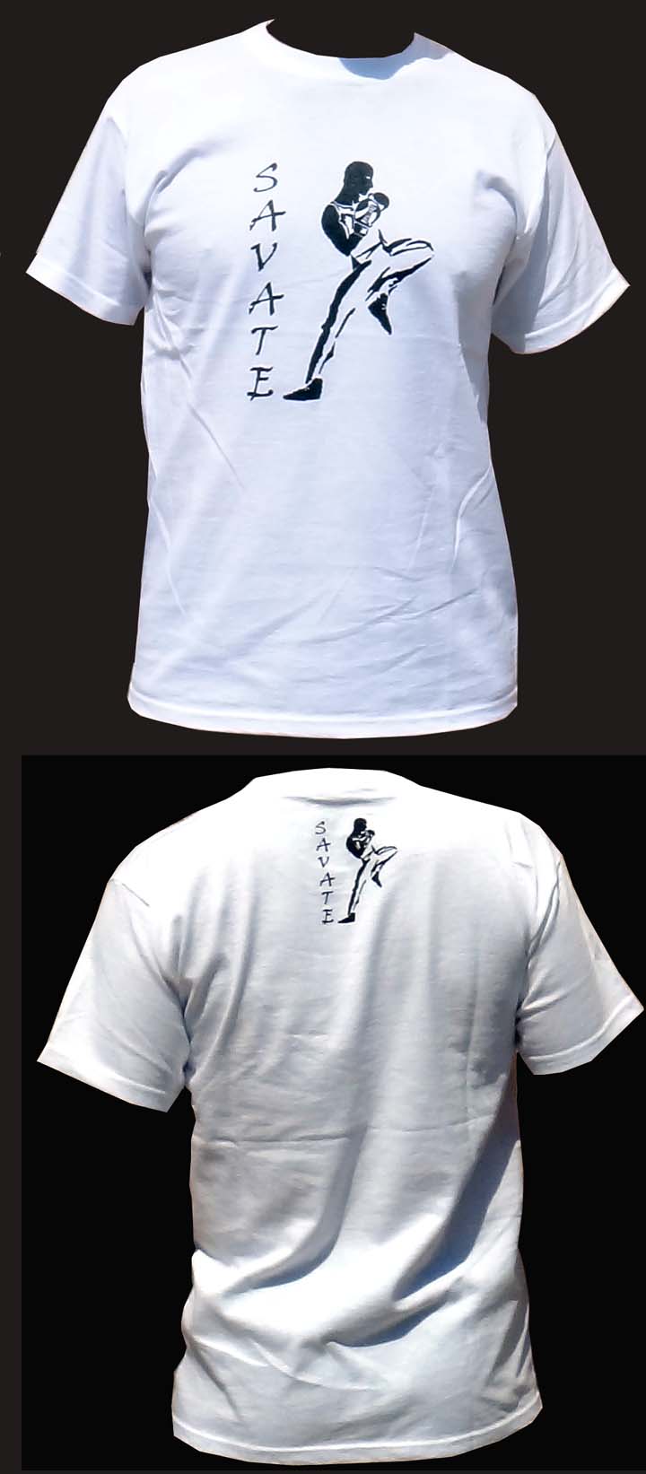 TEE SHIRT SAVATE BLANC