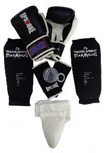  Pack Kit Boxe Francaise Savate - Homme 