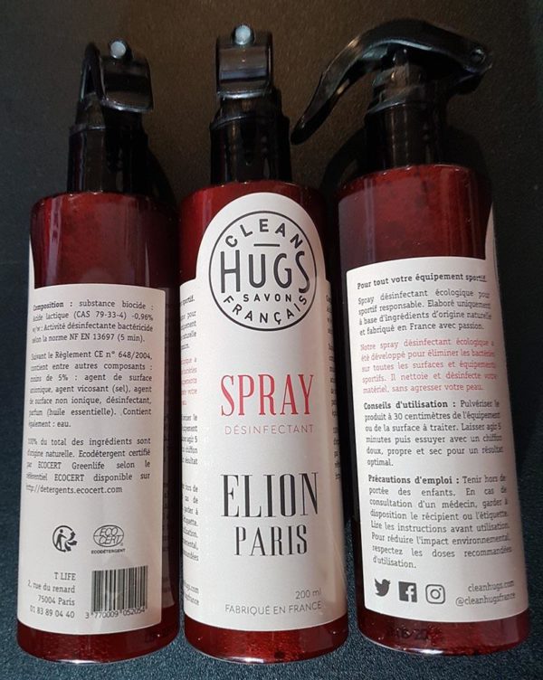 Spray désinfectant pour gants et chaussures