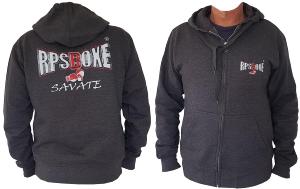 RPS BOXE - Sweat à capuche Savate gris