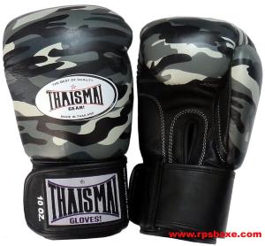 THAISMAI - Gants de boxe en cuir - Camouflage