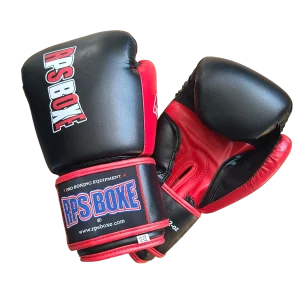 RPS BOXE - Gants de boxe - Noir/Rouge