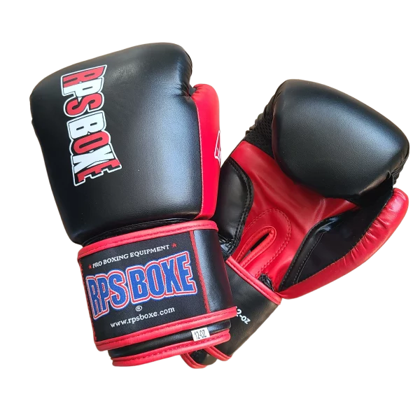 RPS BOXE - Gants de boxe - Noir/Rouge