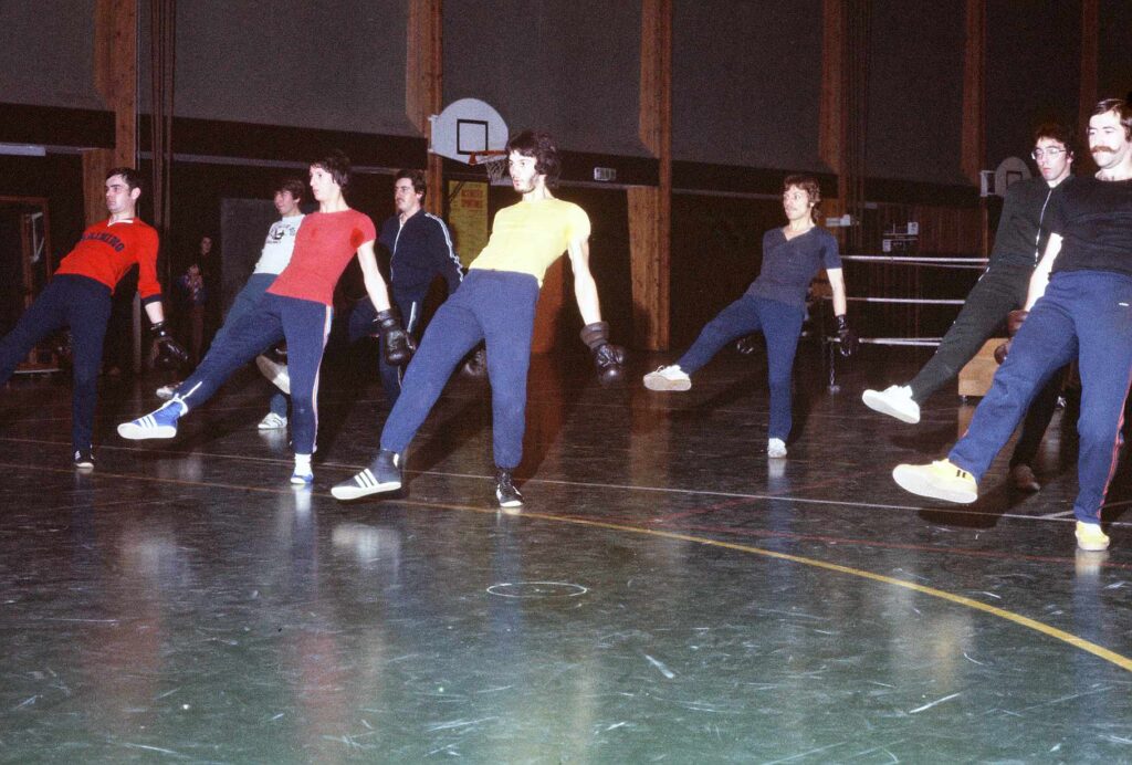 Savate Boxe Française en 1976 à Léo Lagrange - Clichy sous Bois