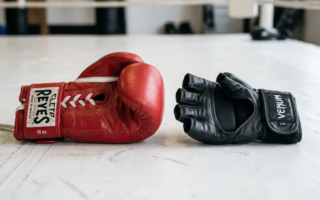 Différence gant boxe et mma : gants de boxe vs gants de mma