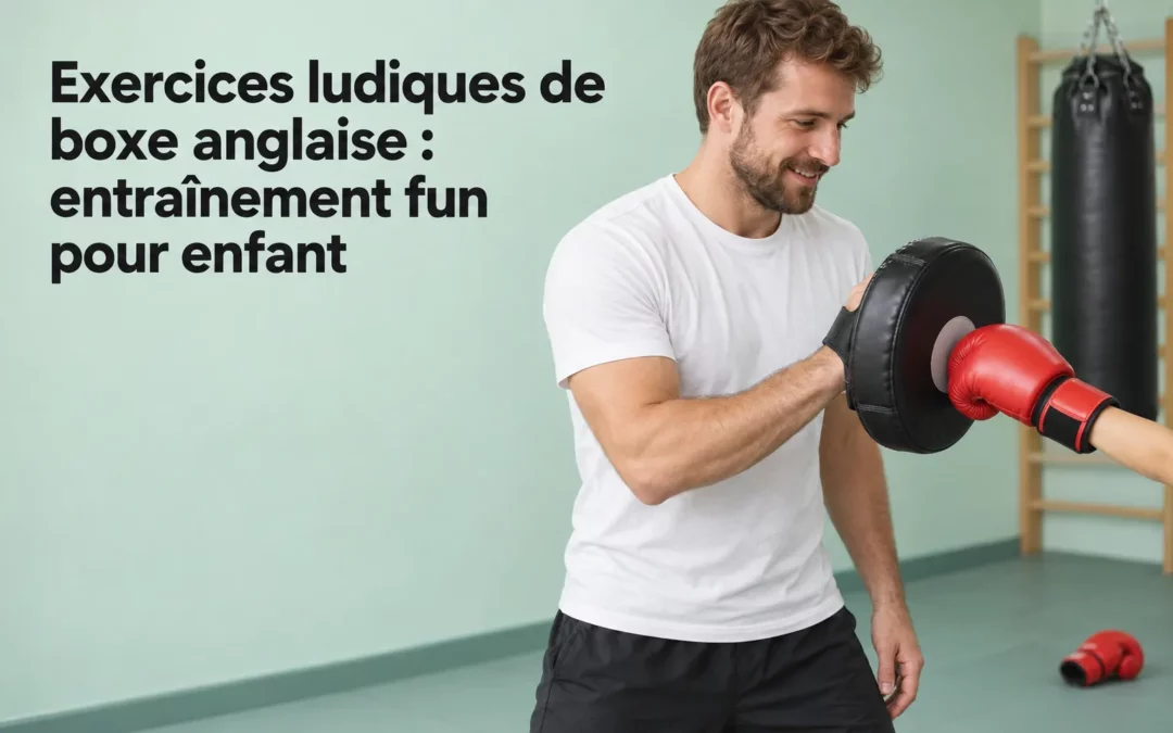 Exercices ludiques de boxe anglaise : entraînement fun pour enfant