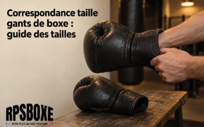 Correspondance taille gants de boxe : guide des tailles